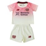 Kit-infantil-BAYER-Leverkusen-BRANCO-ROSA-25-26-AWAY-Unissex