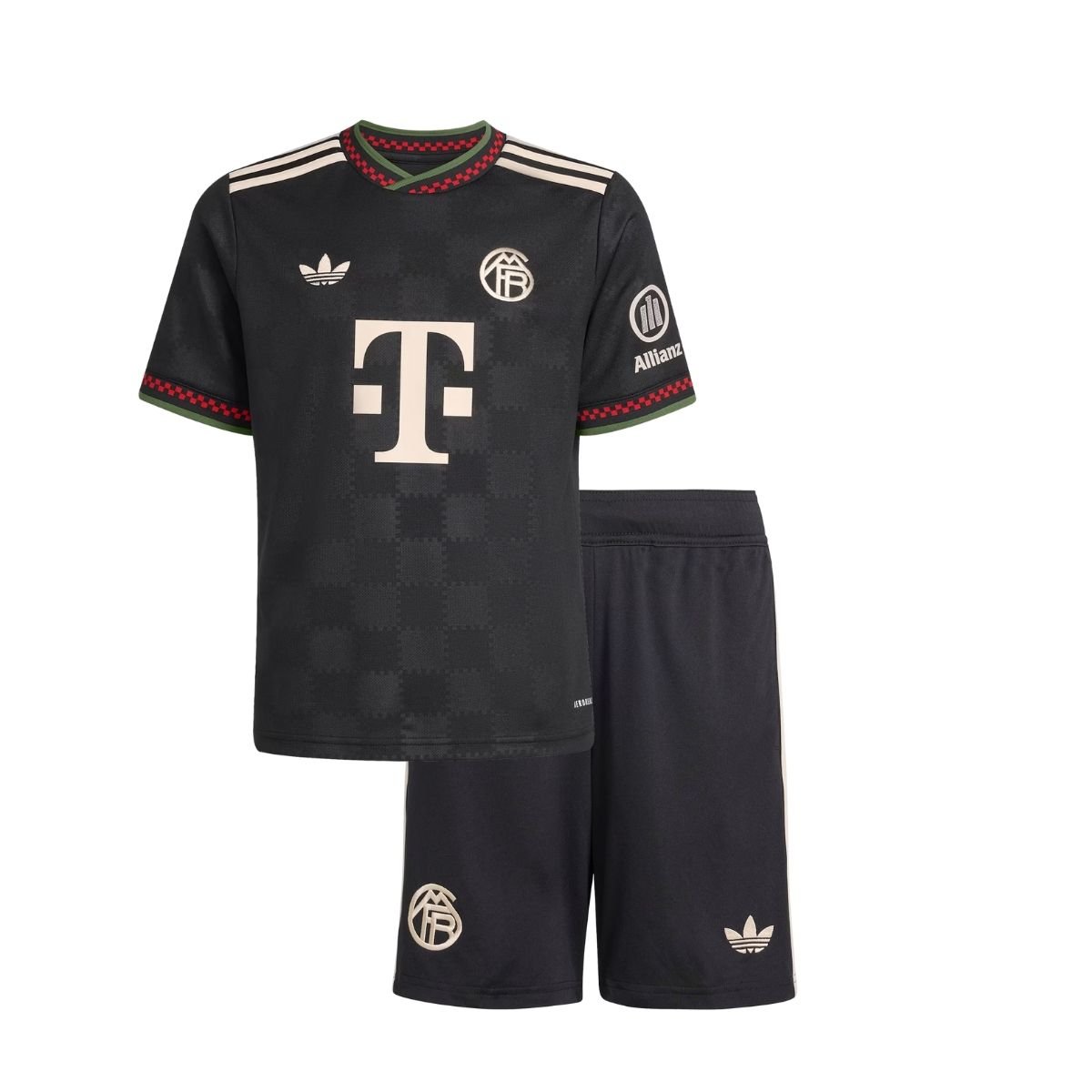 Kit-infantil-Bayern-de-munique-preto-2025-26-third-unissex Kit Infantil Bayern de Munique Preto 2025/26 Third Unissex