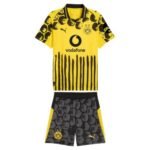 Kit-infantil-Borussia-Dortmund-Especial-Preto-e-Amarelo-Jersey-25-26-Boom-Home-Unissex