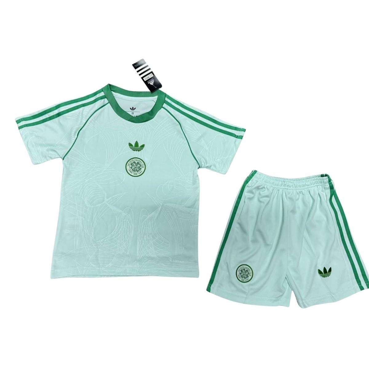 Kit-infantil-Cletic-FC-Verde-2025-26-ORIGINALS-Unissex Kit Infantil Celtic FC Verde 2025/26 Originals Unissex