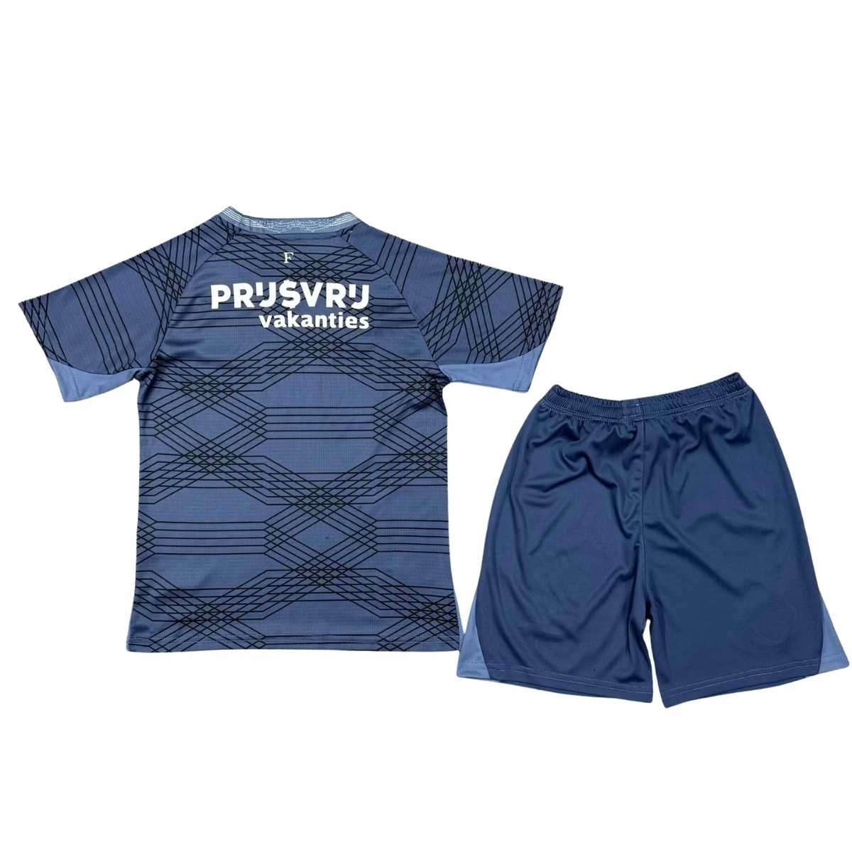 Kit-infantil-Feyenoord-AZUL-25-26-AWAY-Unissex (1) Kit Infantil Feyenoord Azul 2025/26 Away Unissex