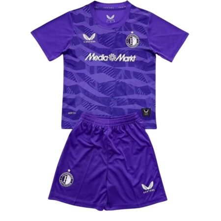 Kit Infantil Feyenoord Roxo 2025/26 Goleiro Unissex