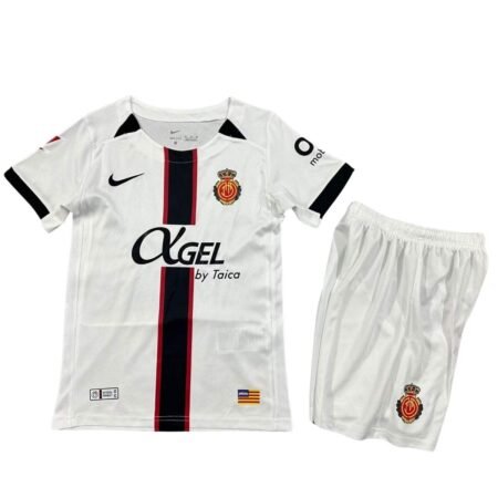 Kit Infantil Mallorca Branco 2025/26 Away Unissex