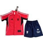 Kit-infantil-Man-United-Baseball-Jersey-Vermelho-25-26-Home-Unissex (1)