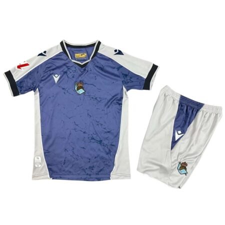 Kit Infantil Real Sociedad Azul 2025/26 Away Unissex