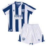 Kit-infantil-West-Bromwich-Branco-2025-26-Home-Unissex
