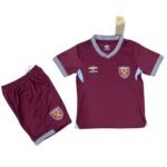Kit-infantil-West-Ham-United-Vinho-25-26-Home-Unissex
