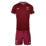 Kit-infantil-West-Ham-United-Vinho-25-26-Home-Unissex