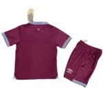 Kit-infantil-West-Ham-United-Vinho-25-26-Home-Unissex