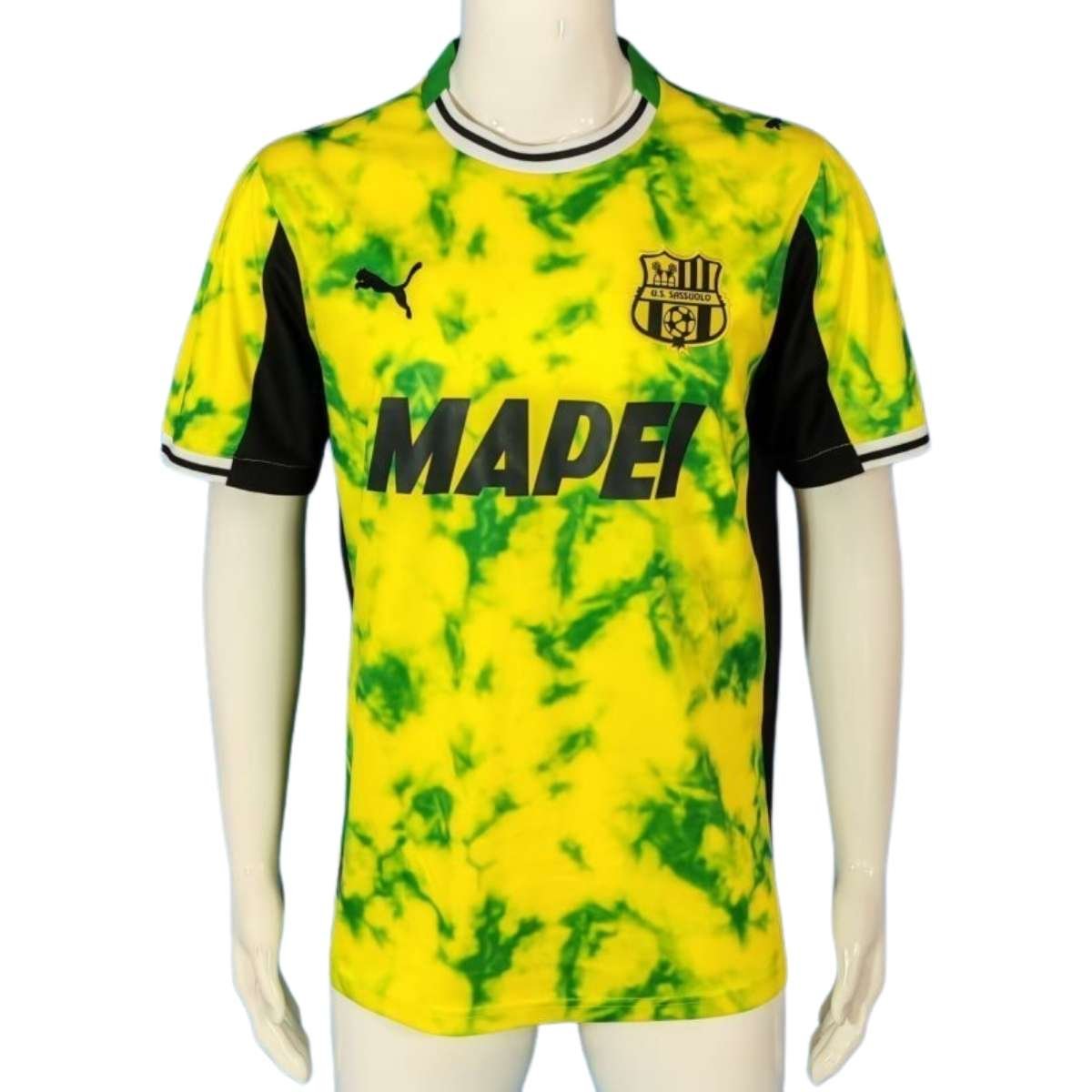 camisa-Sassuolo-amarelo-verde-2025-26-third-masculina Camisa Sassuolo Amarelo/Verde 2025/26 Third Masculina