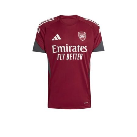 Camisa Arsenal Vermelha Vinho 2025/26 Treino Masculina