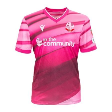 Camisa Bolton Wanderers Rosa 2025/26 Third III Masculina