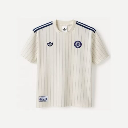 Camisa Chelsea FC Branco 2025/26 Terrace Icons Masculina