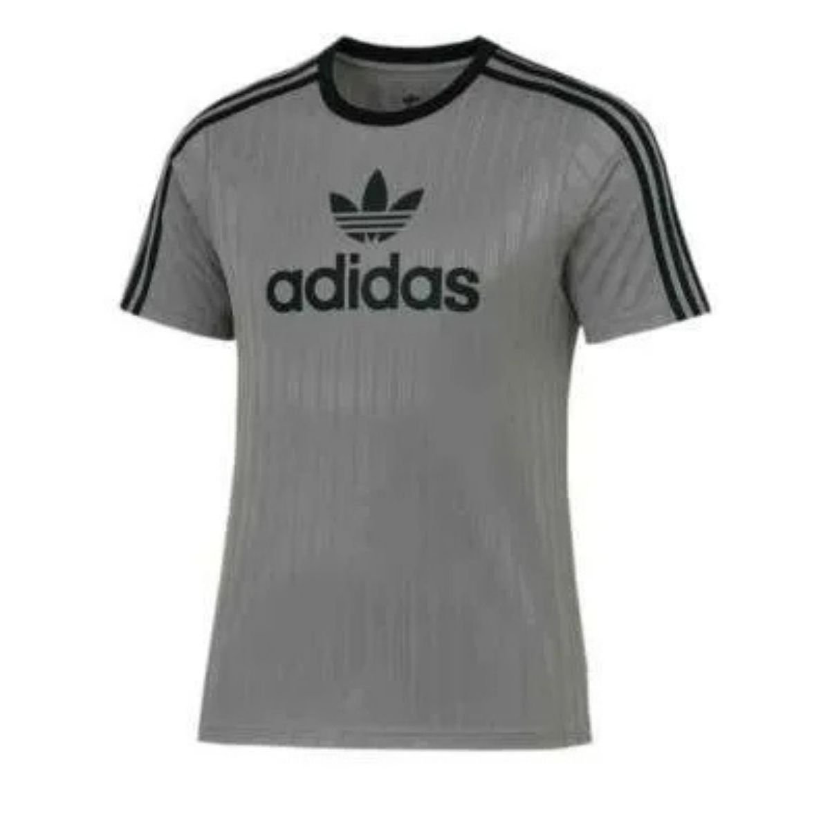 camisa-cinza-adidas-2025-26-3-stripes-originals-masculina Camisa Adidas 2025/26 Cinza 3 Stripes Originals Masculina