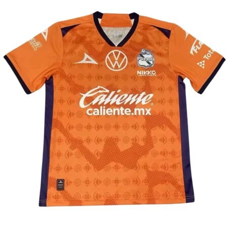 Camisa Club Puebla Laranja 2025/26 Goleiro Masculina