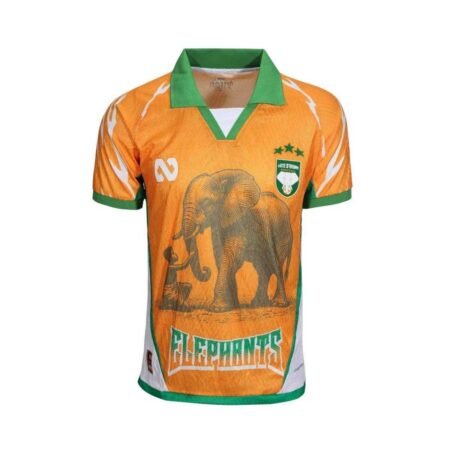 Camisa Costa do Marfim Laranja 2025/26 Home I Masculina