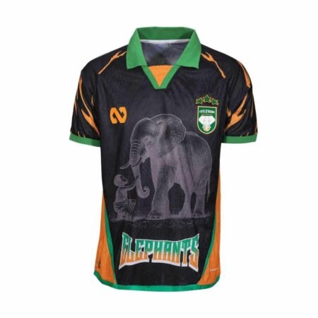 Camisa Costa do Marfim Preto 2025/26 Masculina