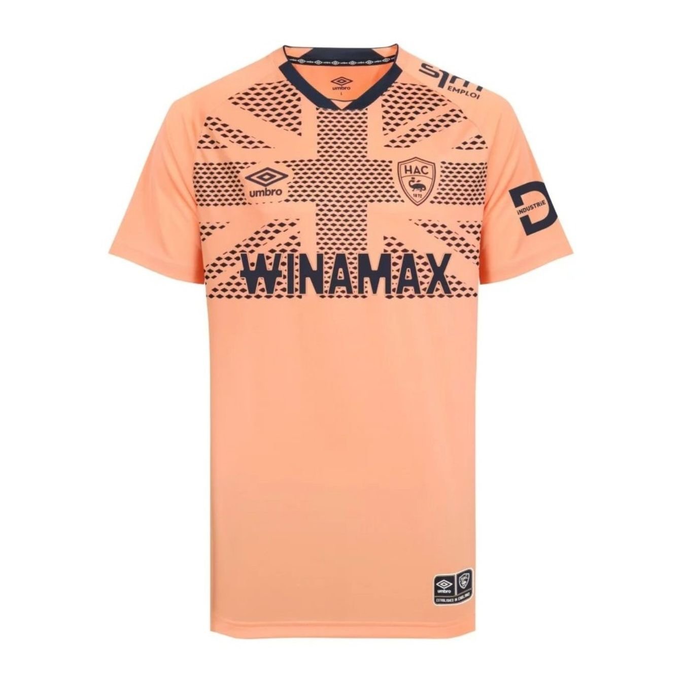 camisa-le-havre-laranja-2025-26-away-masculina Camisa Le Havre Laranja 2025/26 Away Masculina