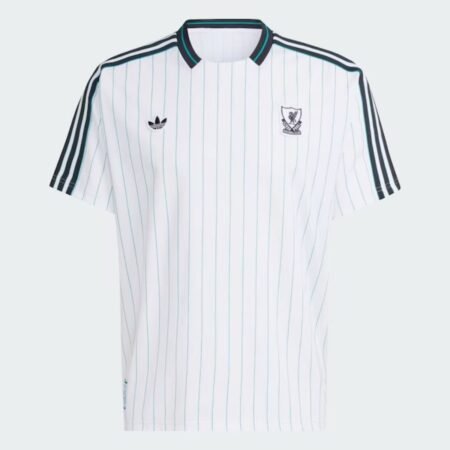 Camisa Liverpool FC Branco 2025/26 Terrace Icons Masculina