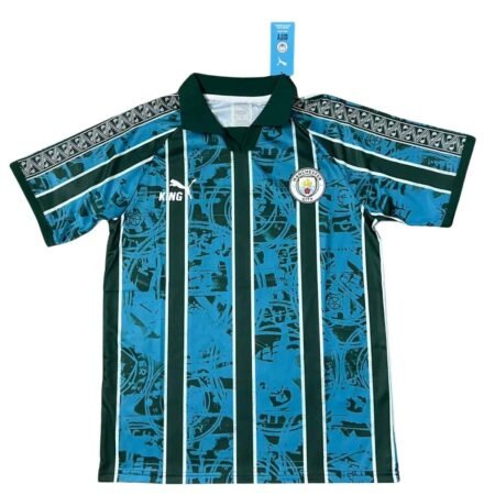 Camisa Manchester City KNG Azul #9 2025/26 Especial Masculina