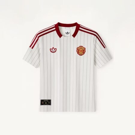 Camisa Manchester United Branco 2025/26 Terrace Icons Masculina