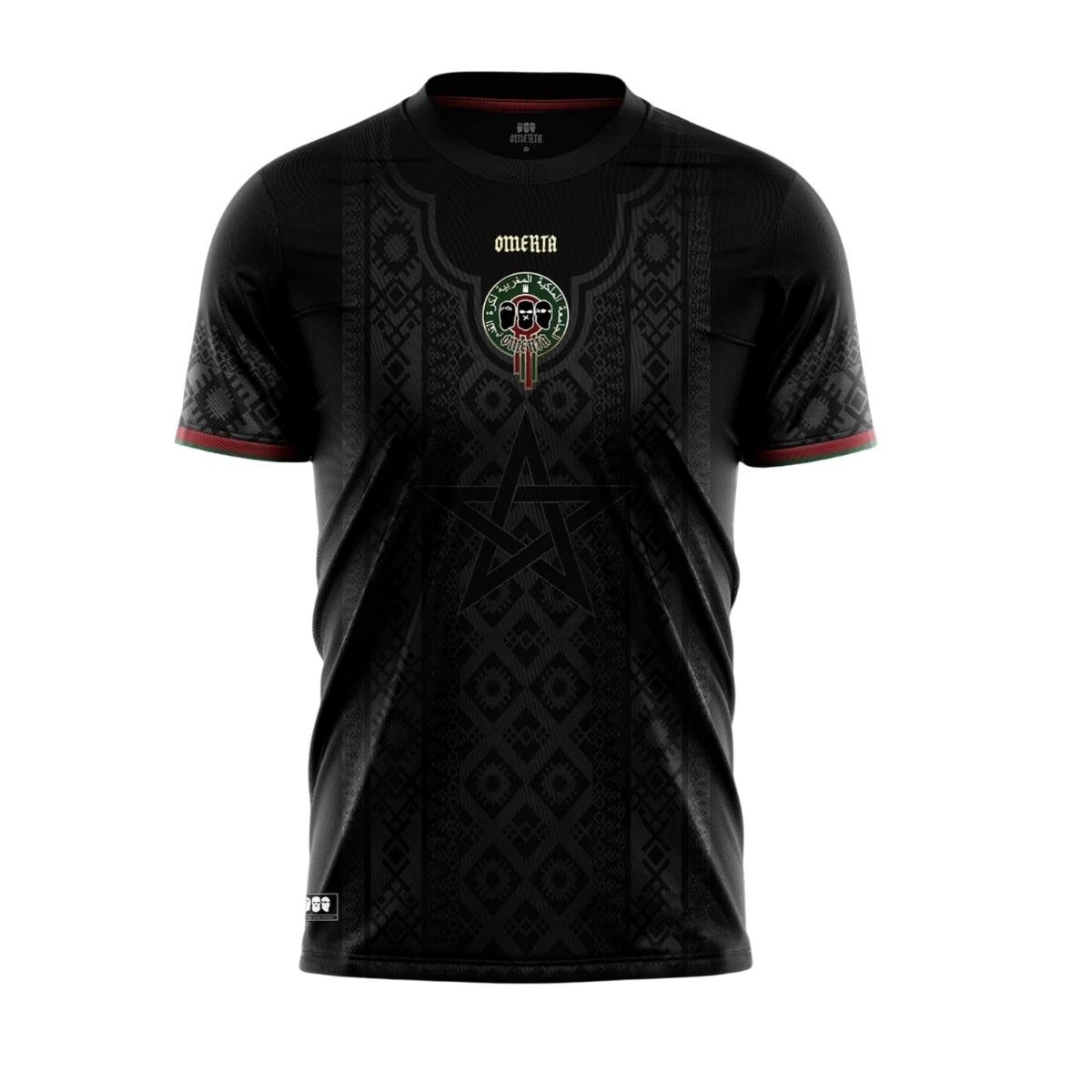 camisa-marrocos-preta-omerta-47-2025-26-especial-masculina Camisa Marrocos Preta Omerta #47 2025/26 Especial Masculina