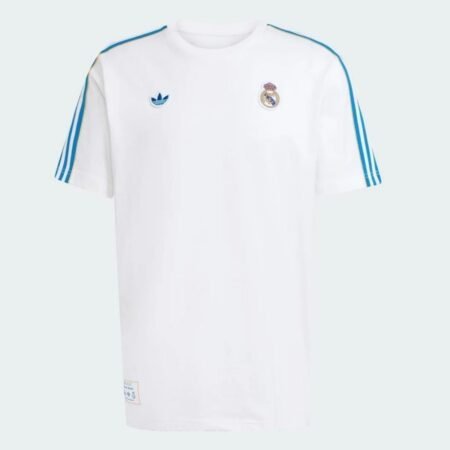 Camisa Real Madrid Branca 2025/26 Terrace Icons Masculina