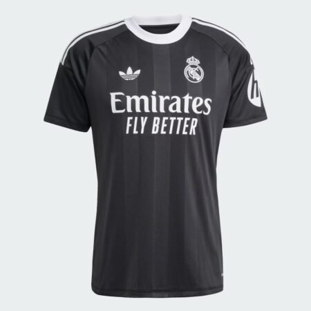 Camisa Real Madrid Preto 2025/26 Goleiro III Masculina