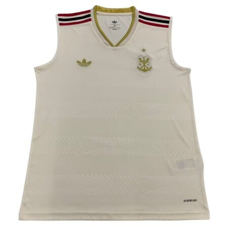 Camisa Regata Flamengo Bege 2025/26 Terceira Masculina