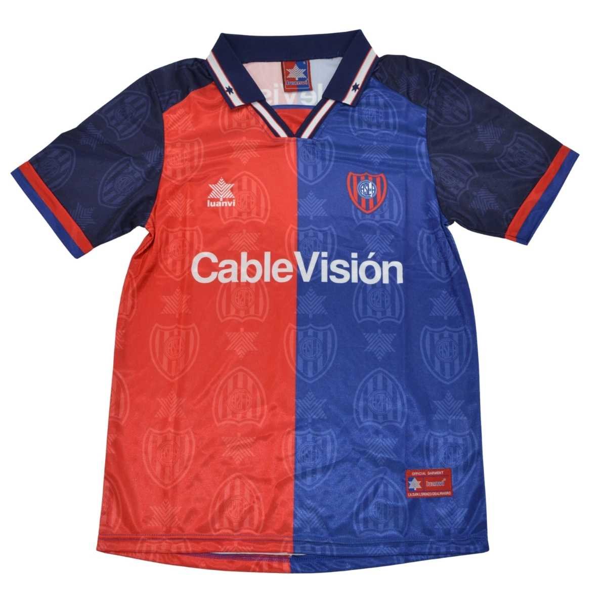 camisa-san-lorenzo-azul-vermelha-1999-home-masculina Camisa San Lorenzo Azul/Vermelho 1999 Home Masculina