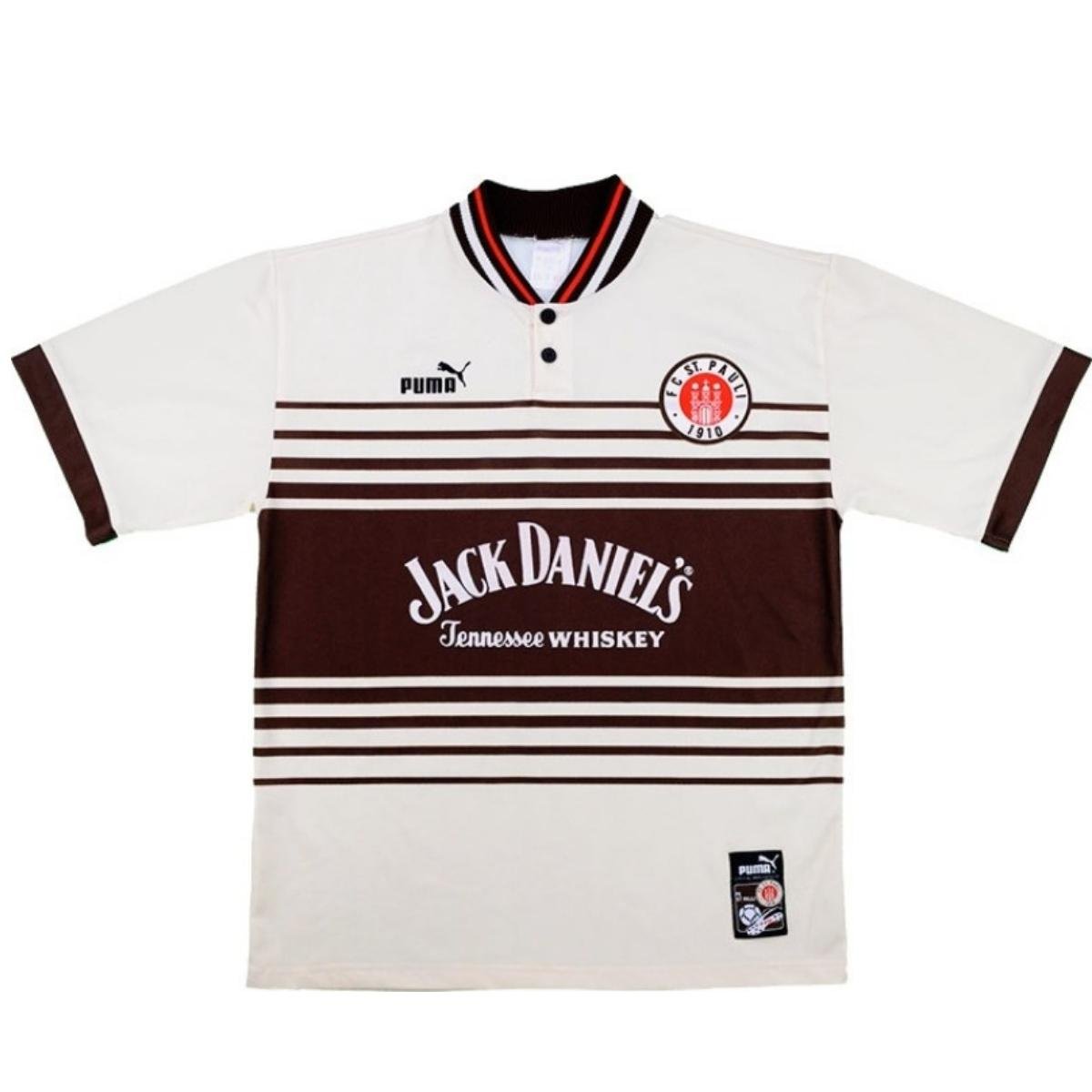 camisa-st-pauli-branco1998-99-home-masculina Camisa ST. Pauli Branca 1998/99 Home I Masculina