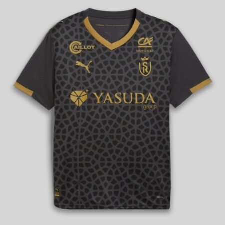 Camisa Stade de Reims Preto 2025/26 Third Masculina