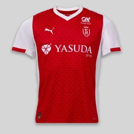 Camisa Stade de Reims Vermelho 2025/26 Home Masculina