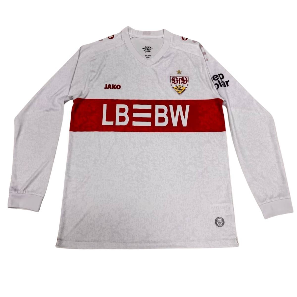 camisa-vfb-stuttgart-branco-2025-26-home-i-manga-longa Camisa Stuttgart Branco 2025/26 Home I Manga Longa