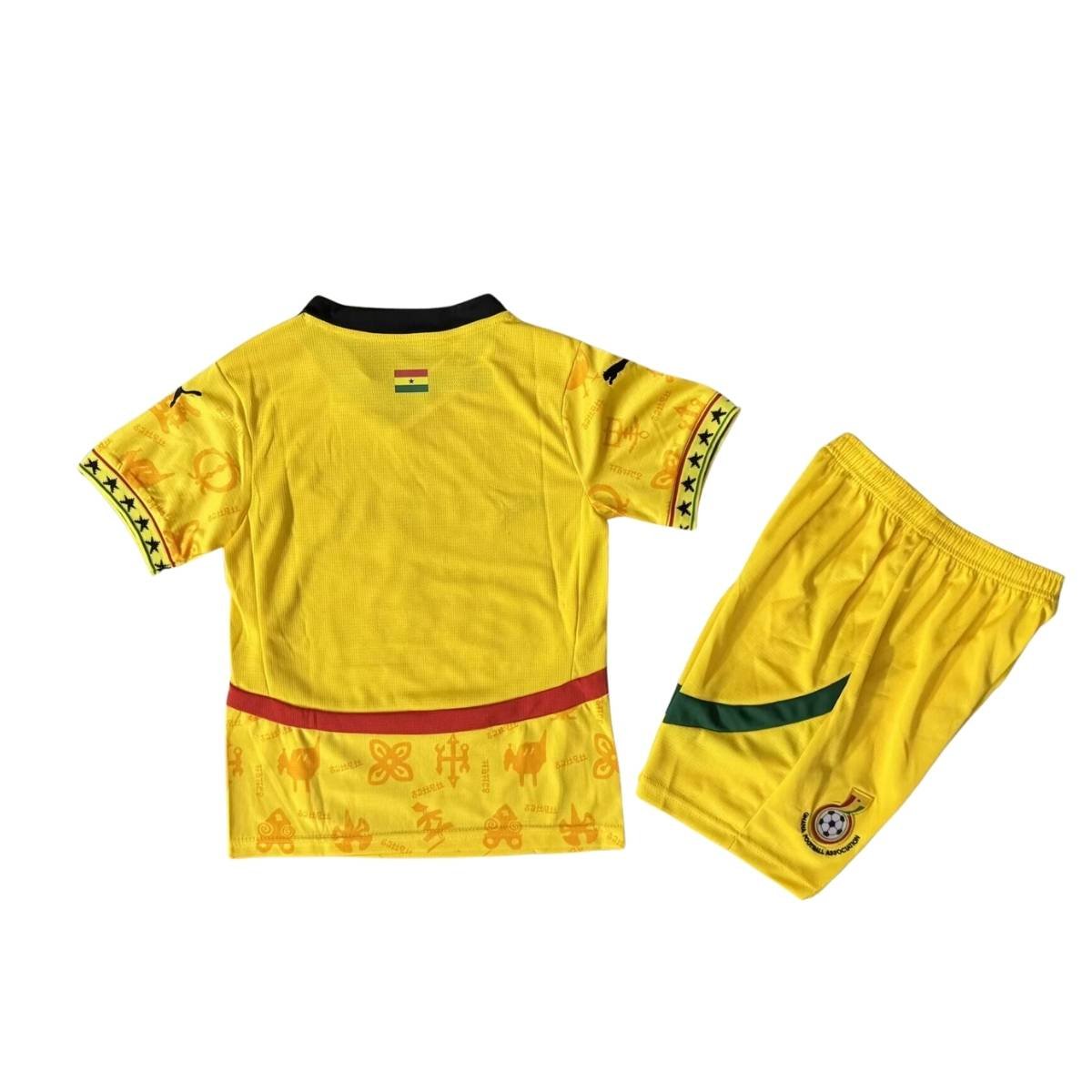 kit-infantil-SELECAO-GANA-AMARELO-2025-AWAU-unissex (1) Kit Infantil Seleção de Gana Amarelo 2025/26 Away Unissex