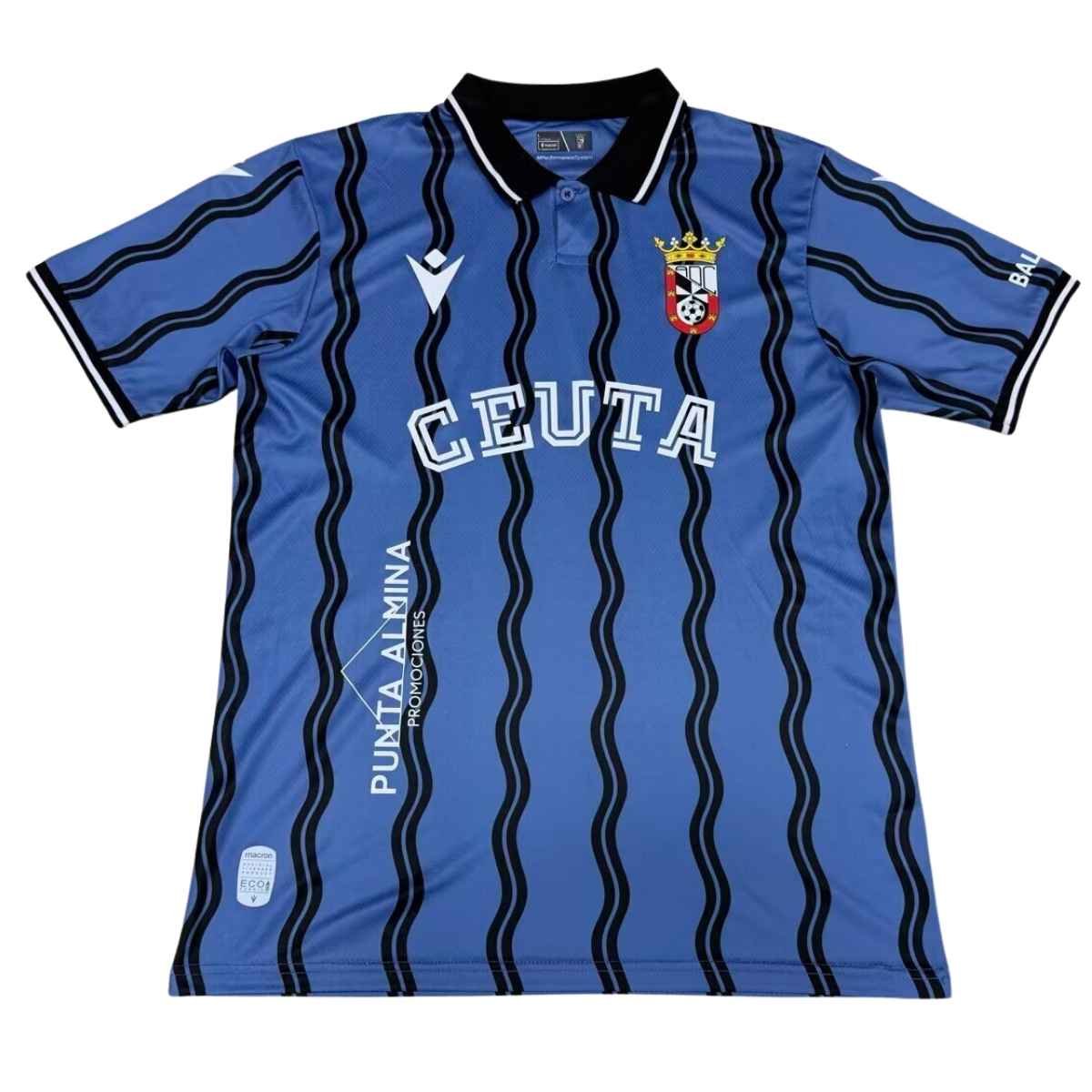 Camisa AD Ceuta Azul 2025/26 Away II Masculina