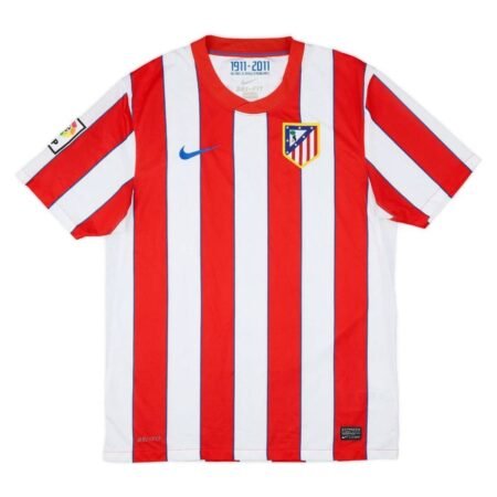 Camisa Atlético de Madrid Vermelha 2011/12 Home I Retrô Masculina