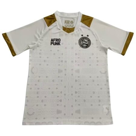 Camisa Bahia EC Novembro Negro Afropunk Branca 2025/26 Masculina