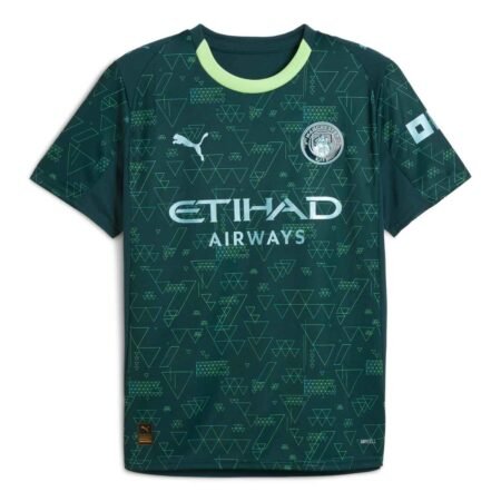 Camisa Manchester City Ea Sports Verde 2025/26 Masculina