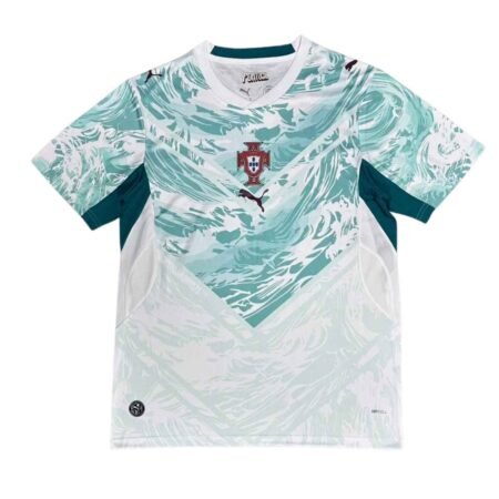 Camisa Portugal Branco/Verde 2026/27 Copa Away II Masculina