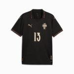 camisa-portugal-puma-camisa-pantera-negra-polo-2025-26-masculina