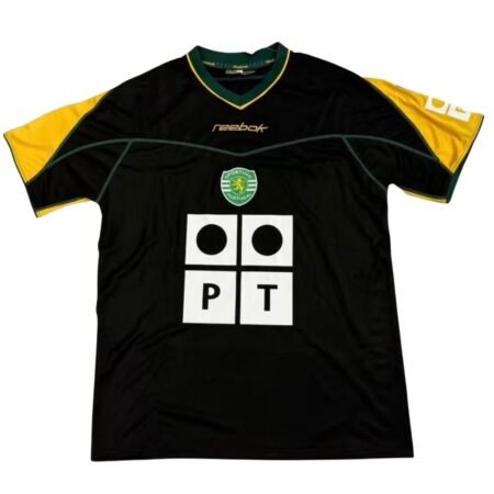Camisa Sporting CP Preta 2002/03 Away II Masculina