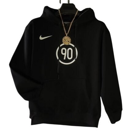 Blusa Moletom Preto Nike Total 90 2025/26 Home I Masculina