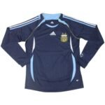 camisa-Argentina-azul-2006-azul-manga-longa-away-ii
