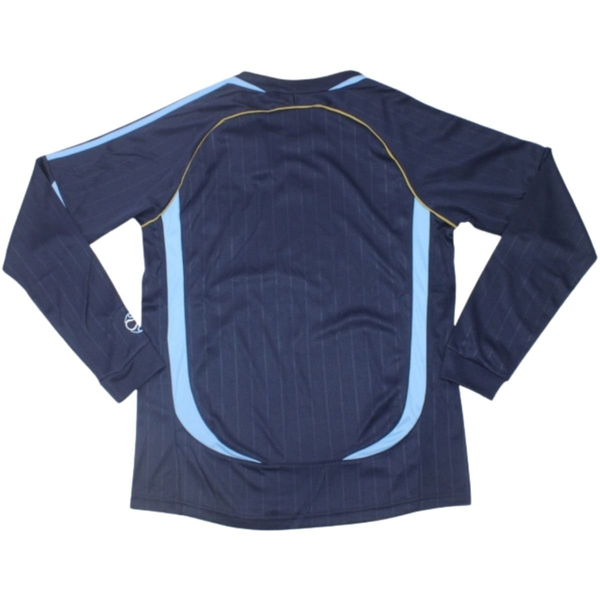 camisa-Argentina-azul-2006-azul-manga-longa-away-ii (3) Camisa Argentina Azul 2006 Manga Longa Away II Masculina