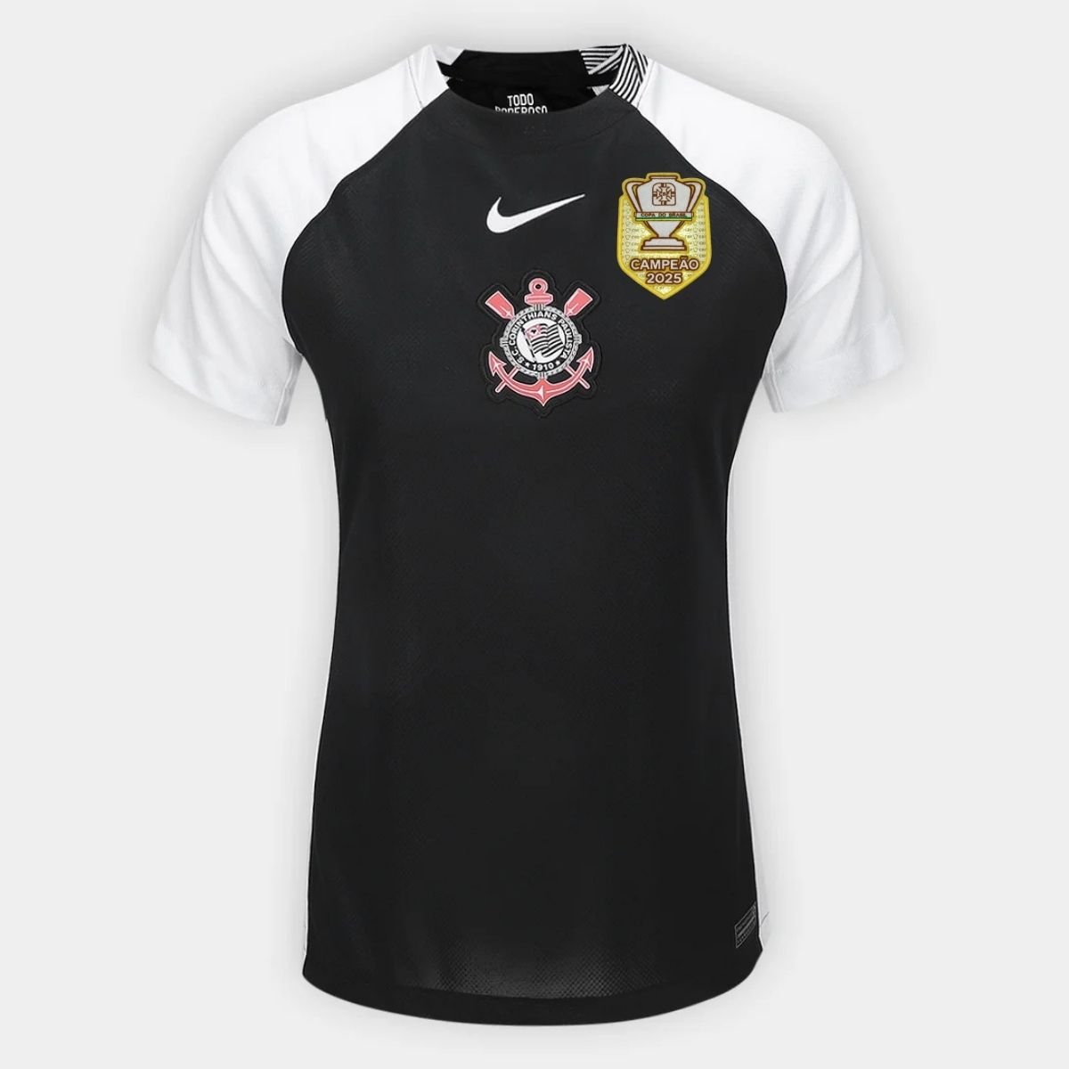 camisa-corinthians-campeao-copa-do-brasil-2025-reserva-preta-feminina Camisa Corinthians Campeão Copa do Brasil 2025 Reserva Preta Feminina