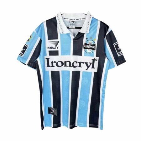 Camisa Grêmio Azul Tricolor 1997/98 Titular Ironcryl I Masculina