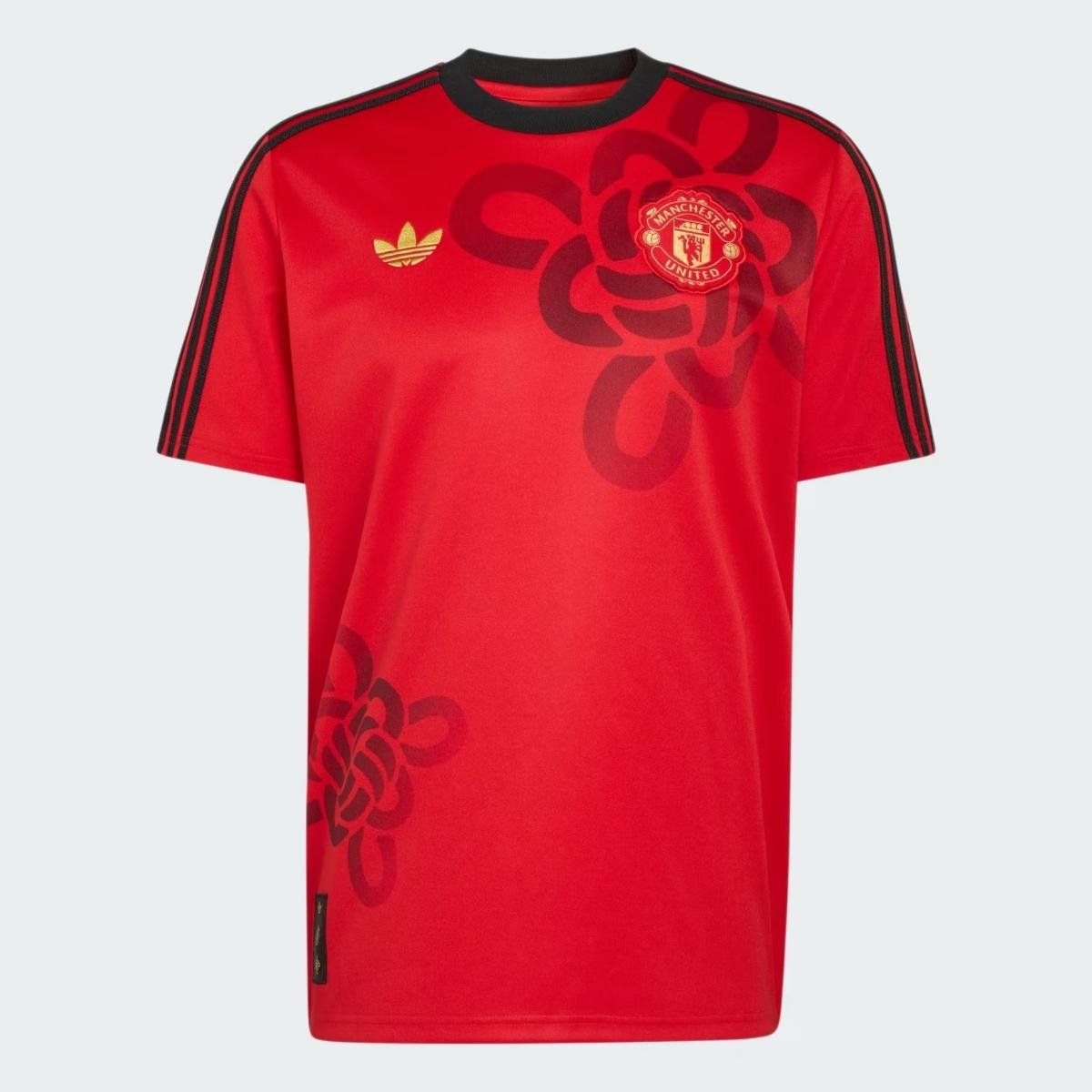 camisa-manchester-united-Chinese-Lucky-Knot-2025-26-especial-masculina Camisa Manchester United Chinese Lucky Knot 2025/26 Especial Masculina