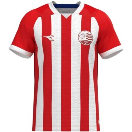 Camisa Náutico Vermelha Time Feminino 2025/26 Titular Masculina