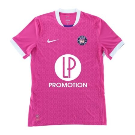 Camisa Toulouse Rosa 2025/26 Away II Masculina